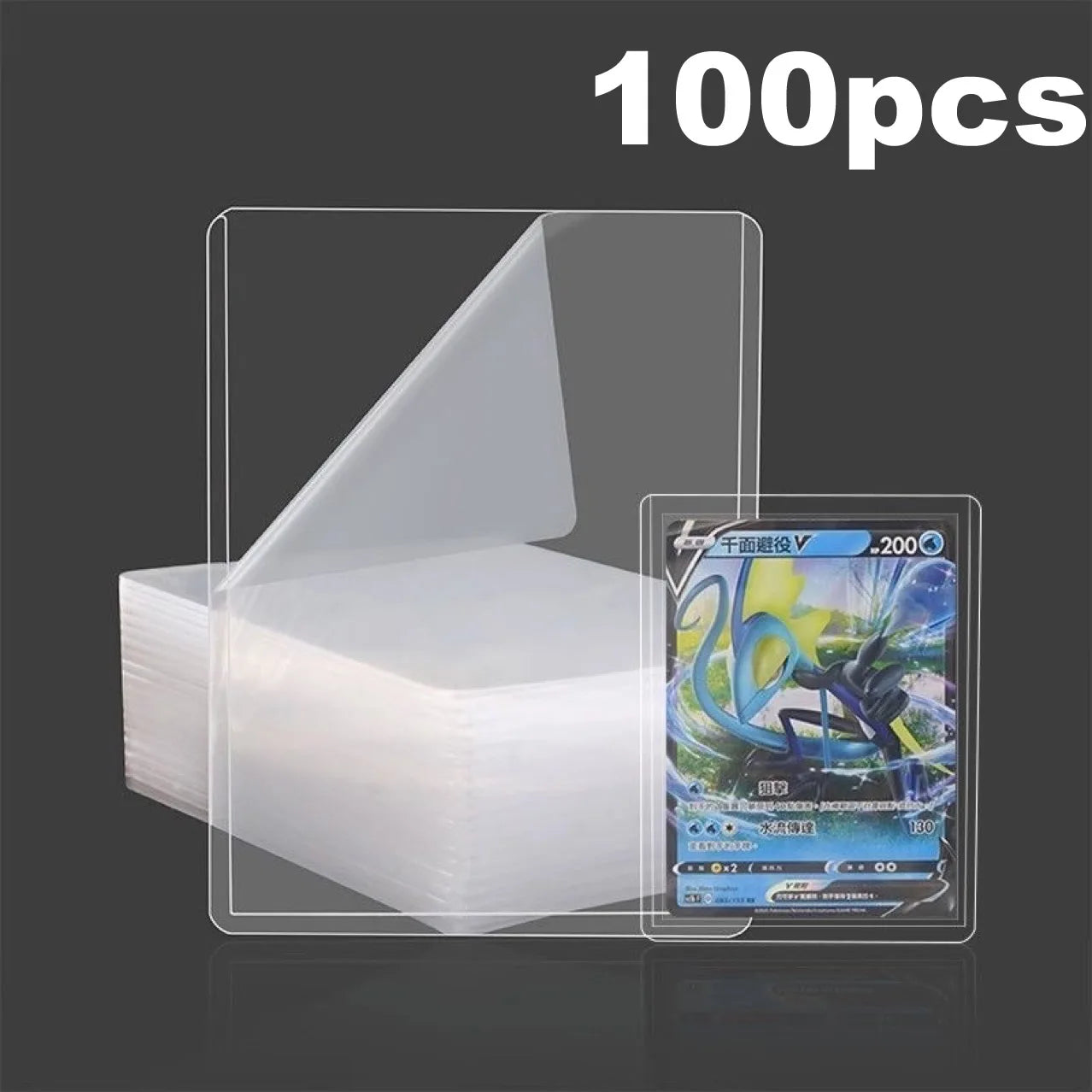 Premium Card Sleeves (65×90mm) – Clear Protective Holders for TCG Cards