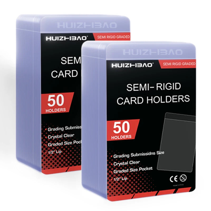 Semi Rigid Card Holder, Trading Card Sleeves for PSA BGS CGC SGC Grading Submissions