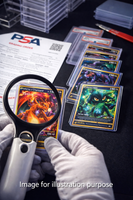 Handheld LED Magnifying Loupe (3× / 45×) – Card Inspection Tool