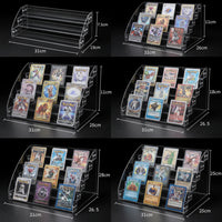 Display Series Tiered Acrylic Card Rack — Multi-Hit Showcase Stand