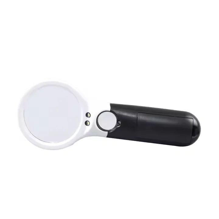 Handheld LED Magnifying Loupe (3× / 45×) – Card Inspection Tool