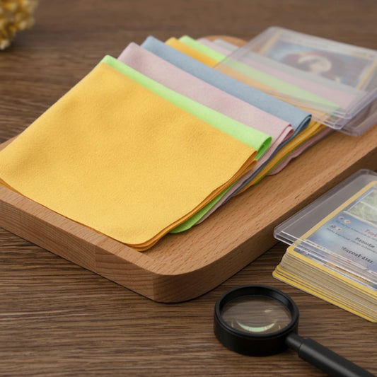 Prep Series Microfiber Card Cleaning Cloth Set — Scratch-Safe Grading Wipes