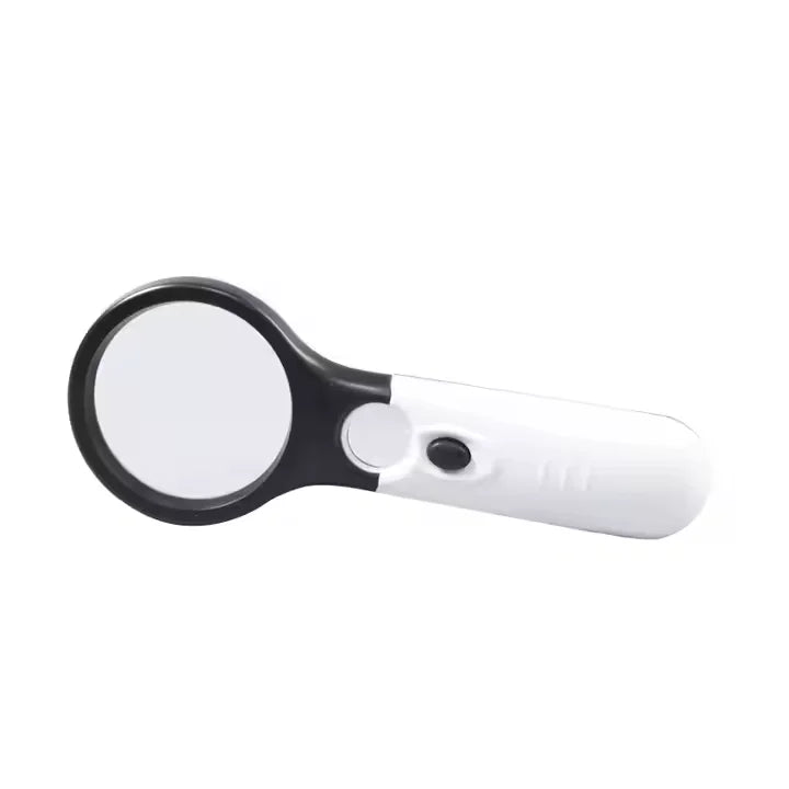 Handheld LED Magnifying Loupe (3× / 45×) – Card Inspection Tool