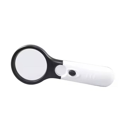 Handheld LED Magnifying Loupe (3× / 45×) – Card Inspection Tool