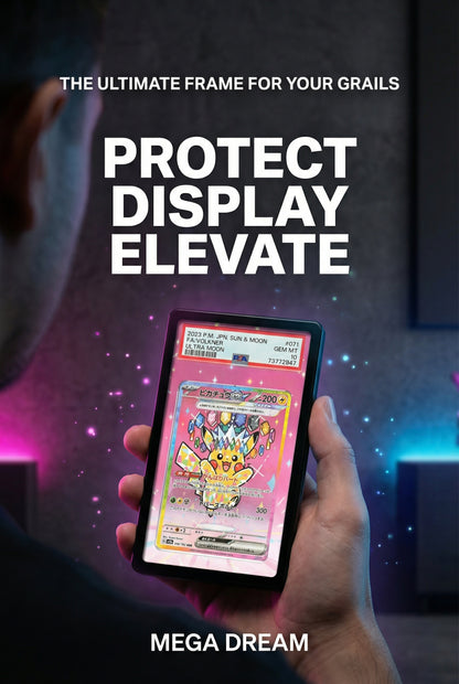 Electrifying Raindow Extended Art Slab Display Frame