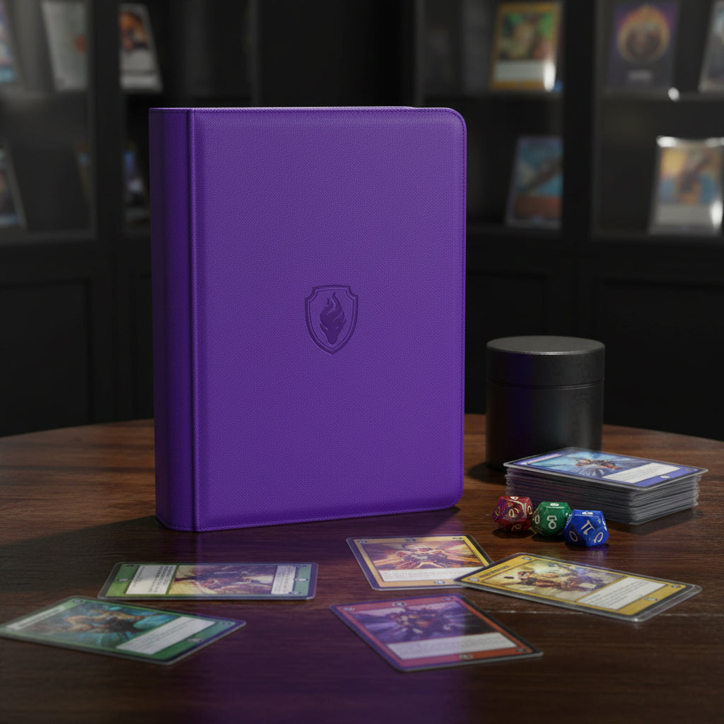 Premium 9-Pocket Zippered Trading Card Binder (360-Card Capacity)