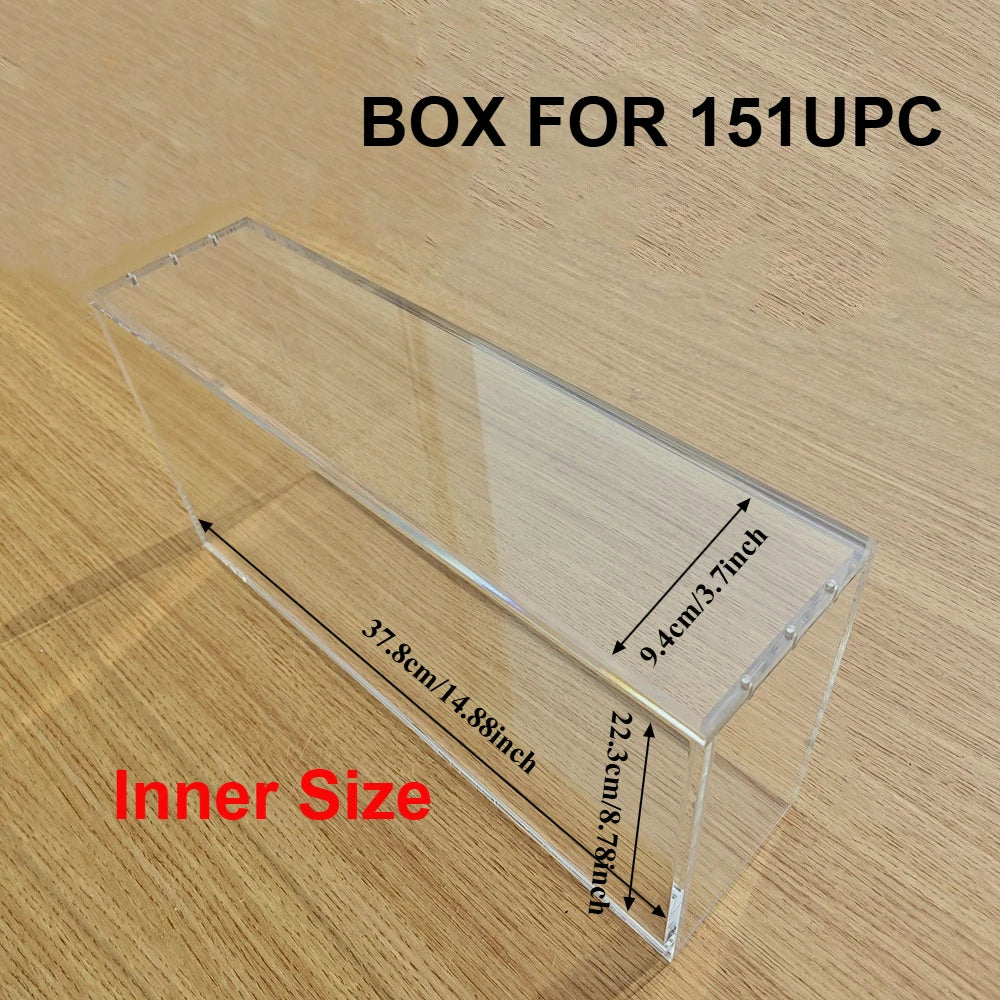 Crystal Shell Box Display Case | Clear Acrylic Protector for Sealed Collectibles