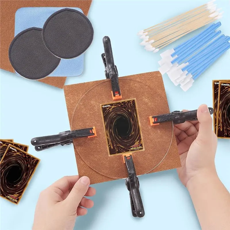 Card Care & Restoration Kit – Cleaning, Flattening & Maintenance Tool Set for TCG & Sports Card Collectors
