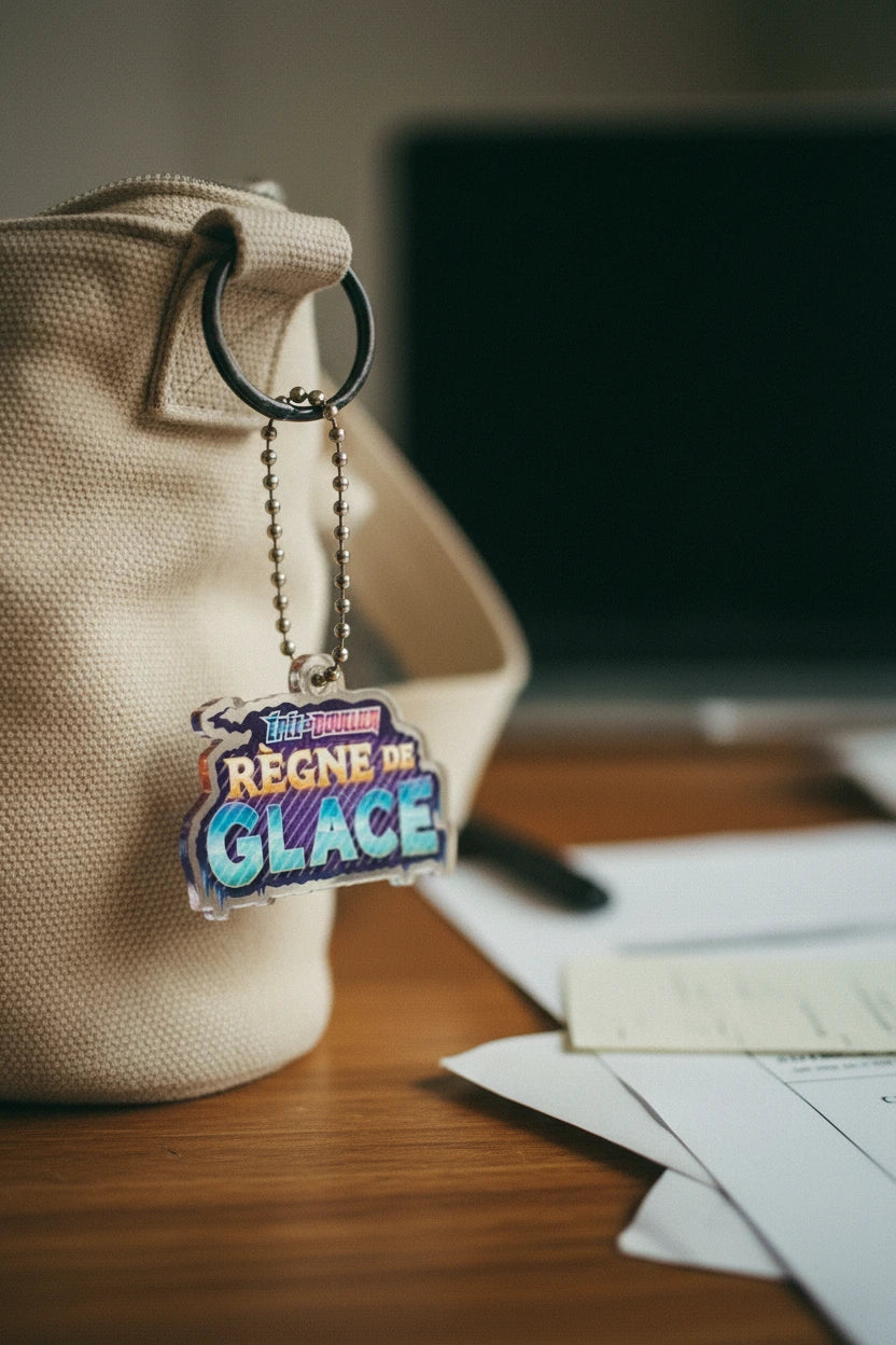 French TCG Series Inspired Bag Charm Collectible