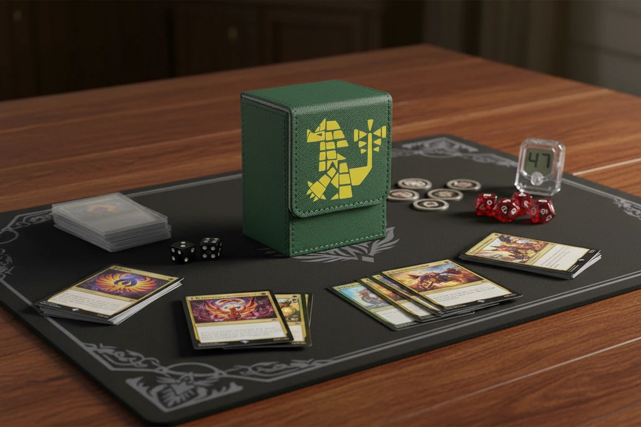 ArcVault Magnetic Deck Case | Embossed Collector Card Storage