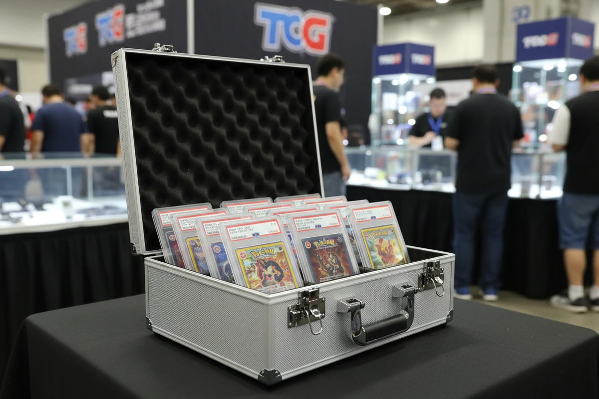 Card Storage Case — Combination Lock & Dividers