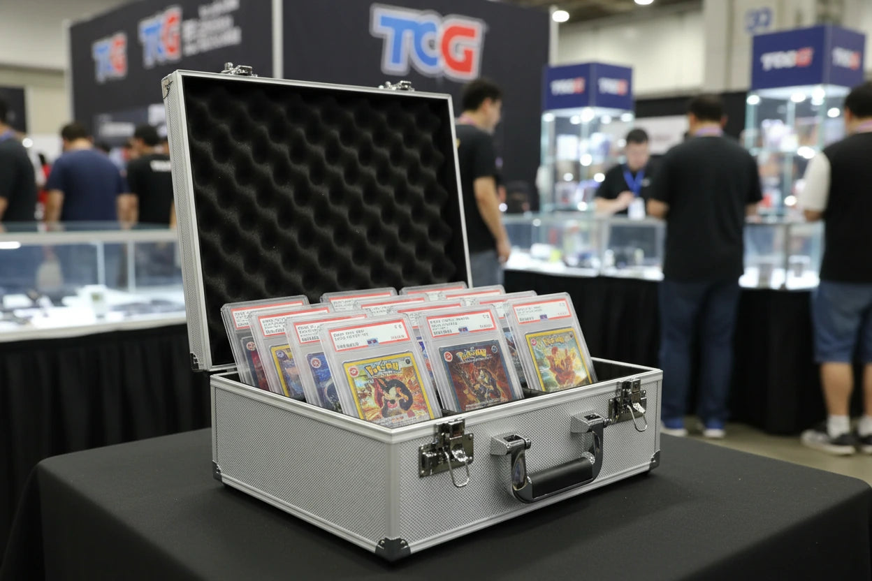 Card Storage Case — Combination Lock & Dividers