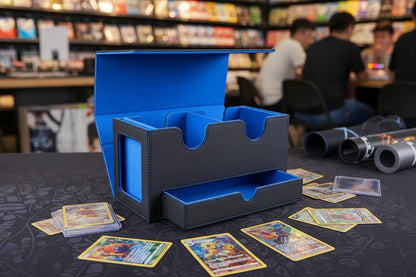 Premium Deck Storage Box for TCG Cards – Magnetic Case for Double & Triple Sleeved Decks (Collector Edition)