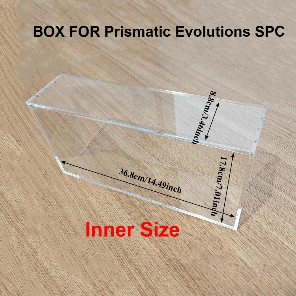 Crystal Shell Box Display Case | Clear Acrylic Protector for Sealed Collectibles