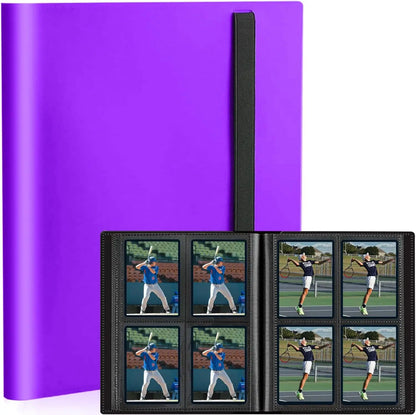 Premium Trading Card Binder — 4/9 Pocket Side-Loading Album (160/360 Capacity)
