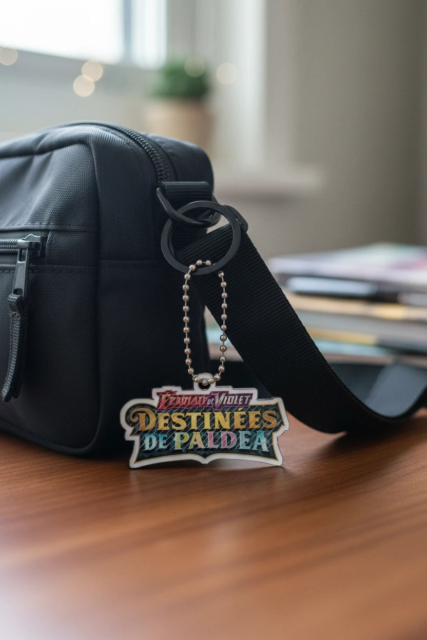 French TCG Series Inspired Bag Charm Collectible