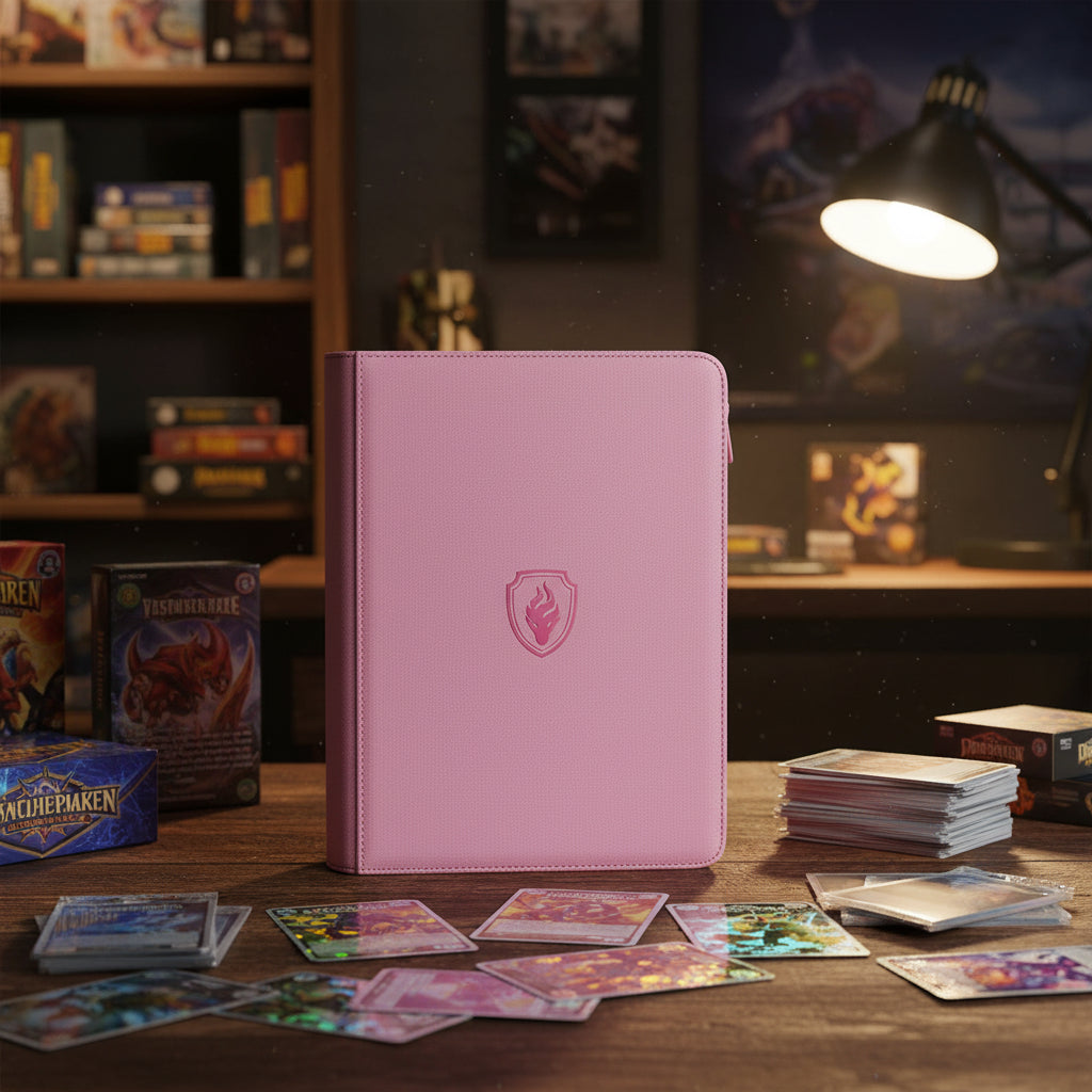 Premium 9-Pocket Zippered Trading Card Binder (360-Card Capacity)