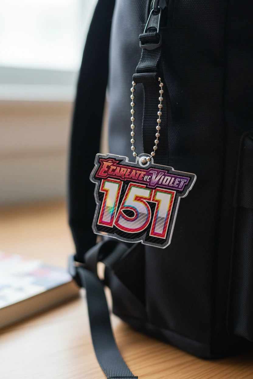 French TCG Series Inspired Bag Charm Collectible