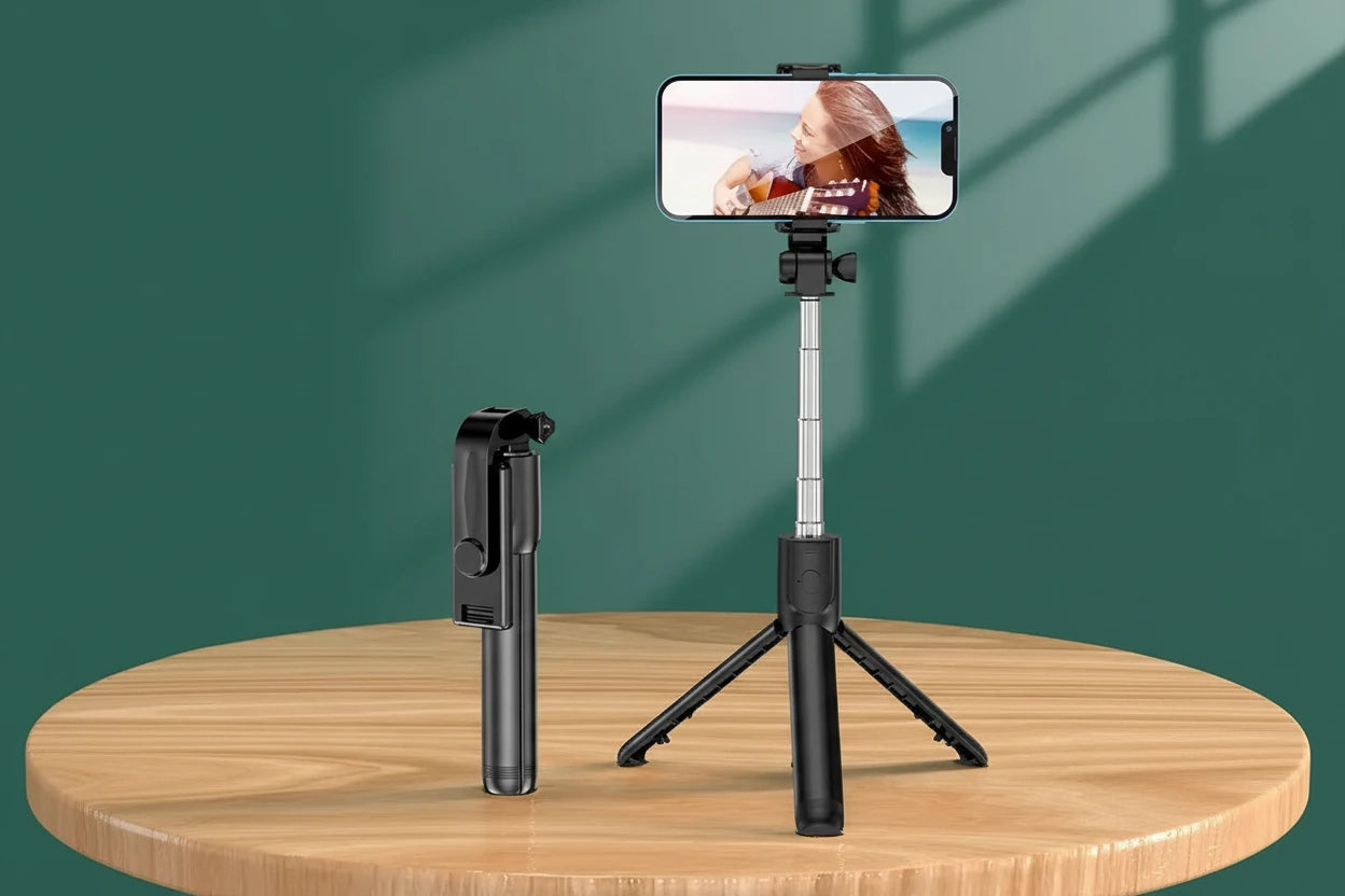 Mobile Tripod for TCG Streaming – Front & Side Camera Setup