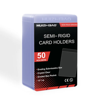Semi Rigid Card Holder, Trading Card Sleeves for PSA BGS CGC SGC Grading Submissions