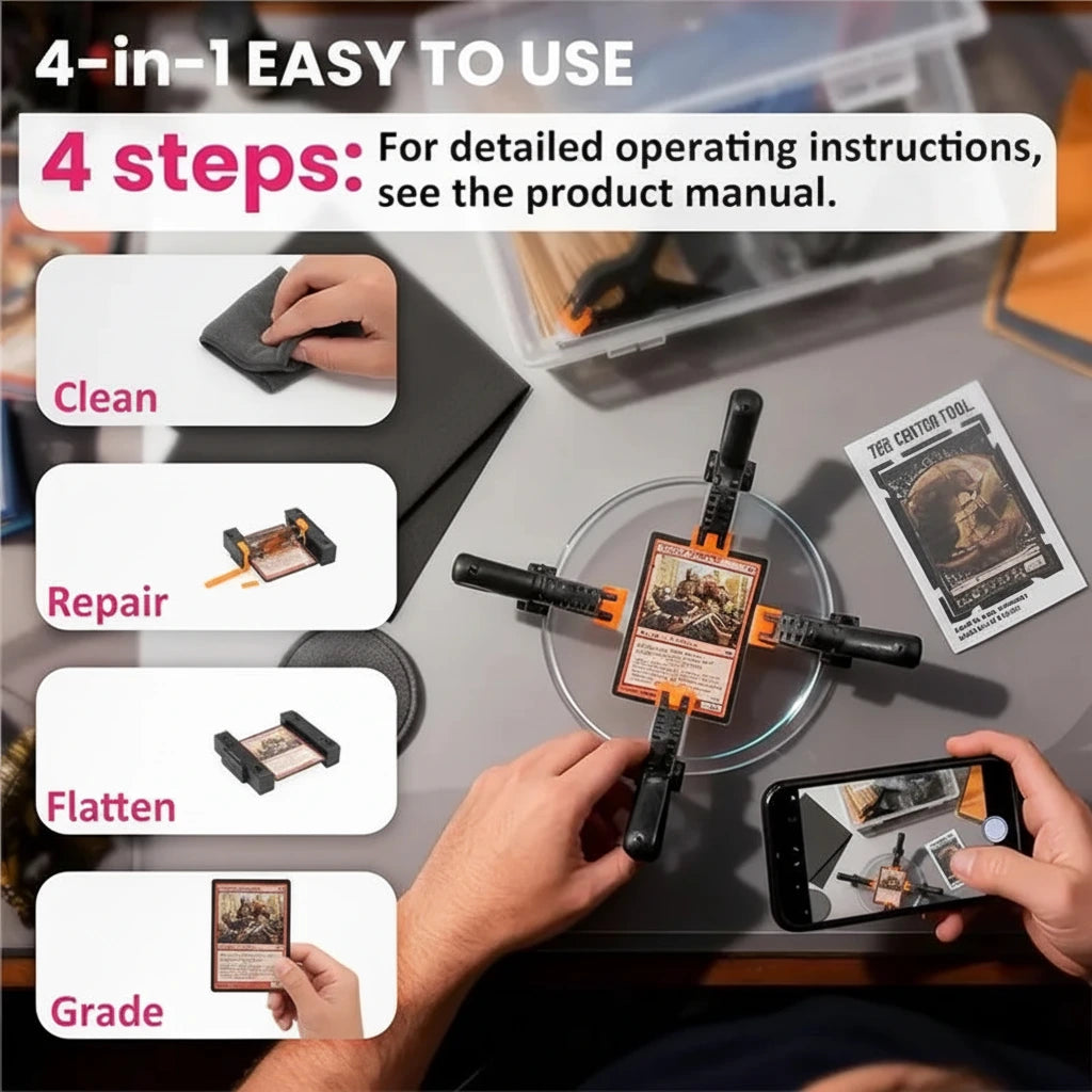 Prep Series Pro Grading Kit — Complete Card Cleaning & Submission Tool Set