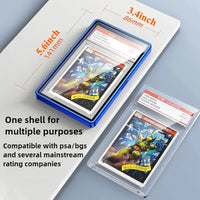 Graded Card Slab Bumper Case – Metal Frame Protector for PSA BGS CGC Slabs