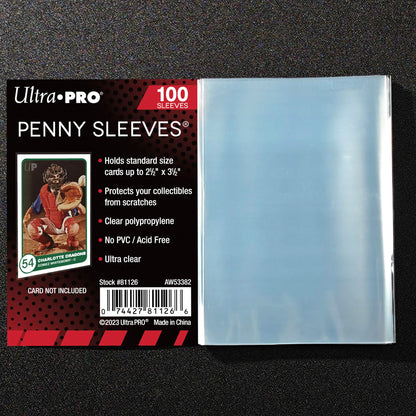 TCG Grading Prep Soft Card Sleeves (100 Pack) — Ultra Clear Protection