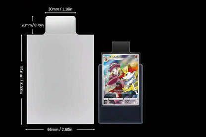 Grading Prep Sleeves — Raised Edge Protection (65×90mm)