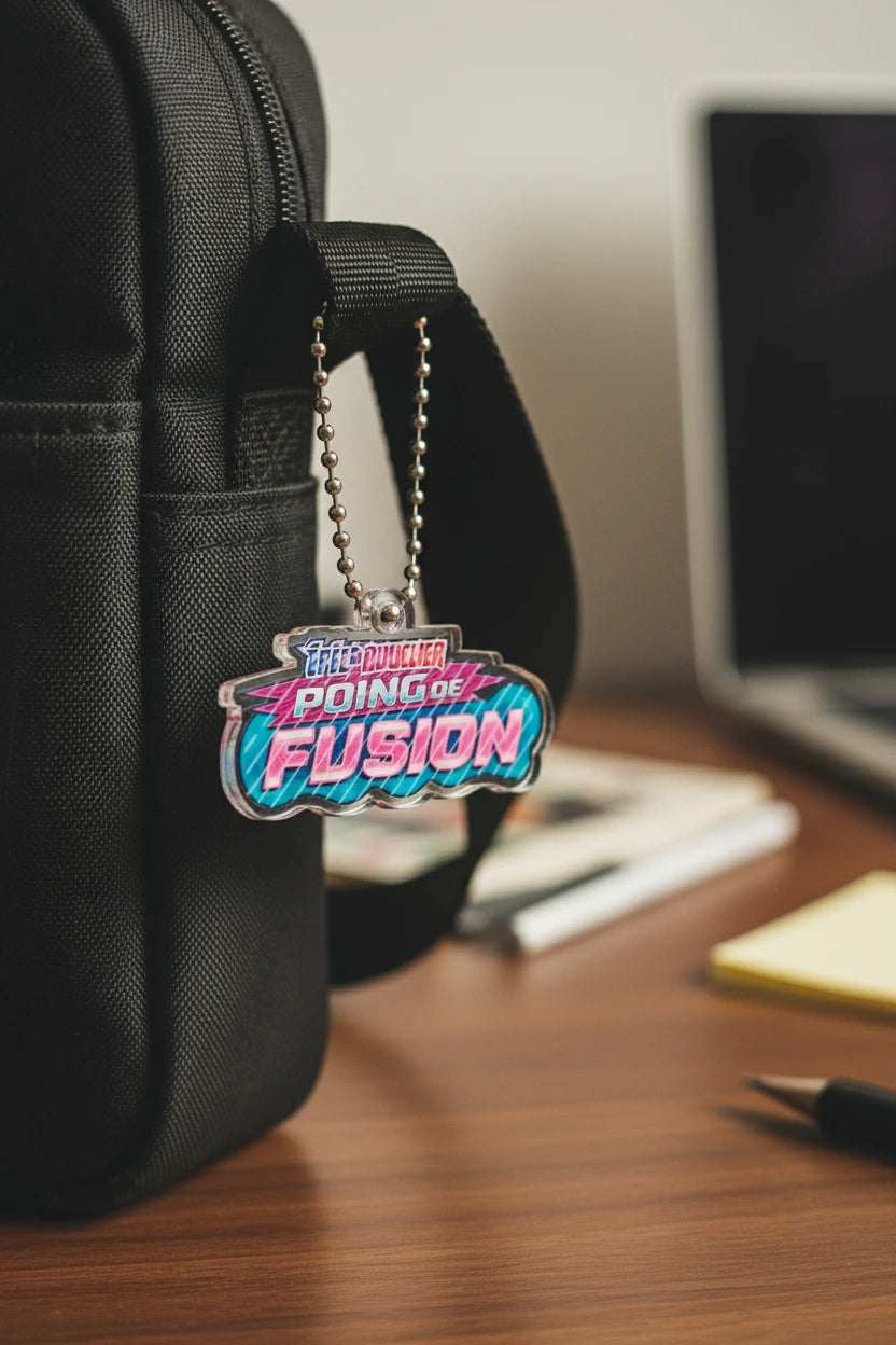 French TCG Series Inspired Bag Charm Collectible
