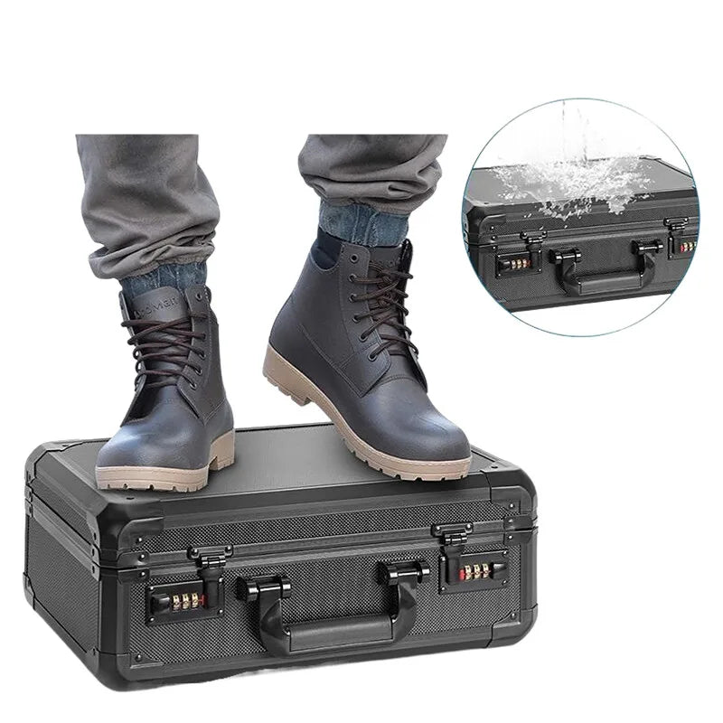 Hard Shell Card Storage Suitcase — Multi-Slot Holder