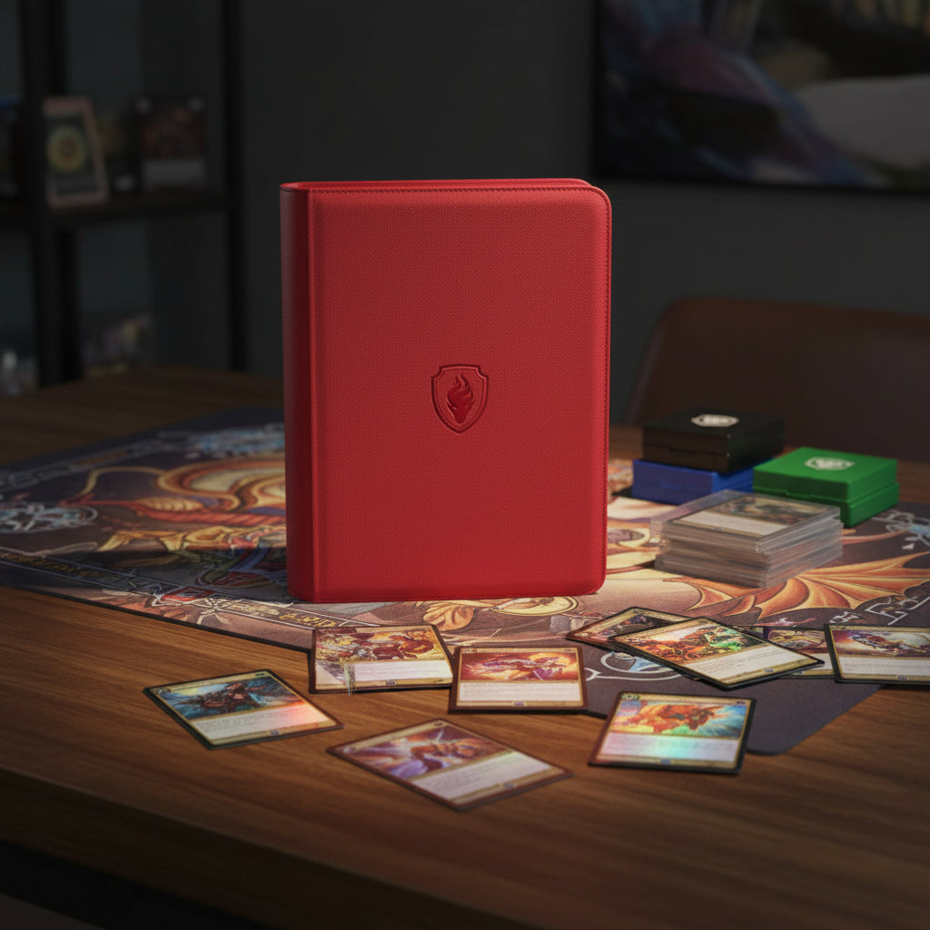 Premium 9-Pocket Zippered Trading Card Binder (360-Card Capacity)