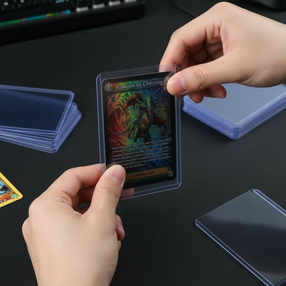 Rigid TCG Toploader Sleeves — 35PT Hard Card Protection
