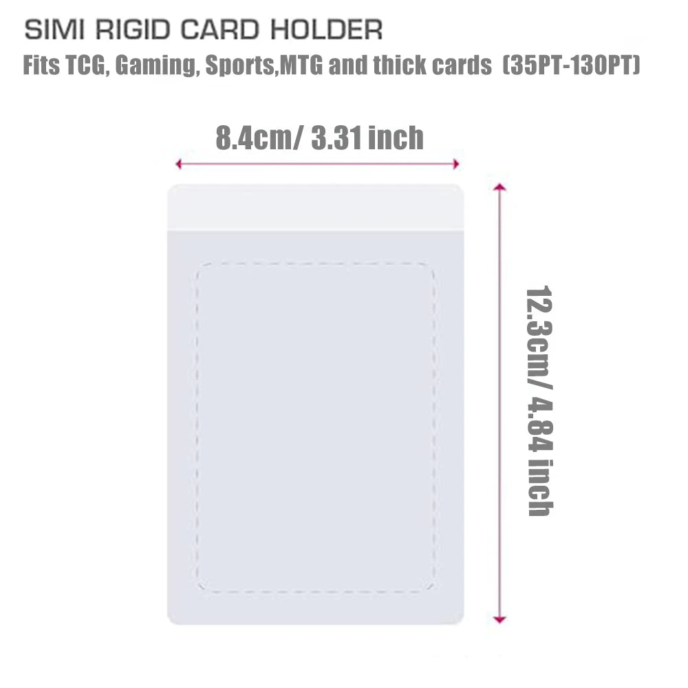 Semi-Rigid Card Holders — Grading Submission Protectors