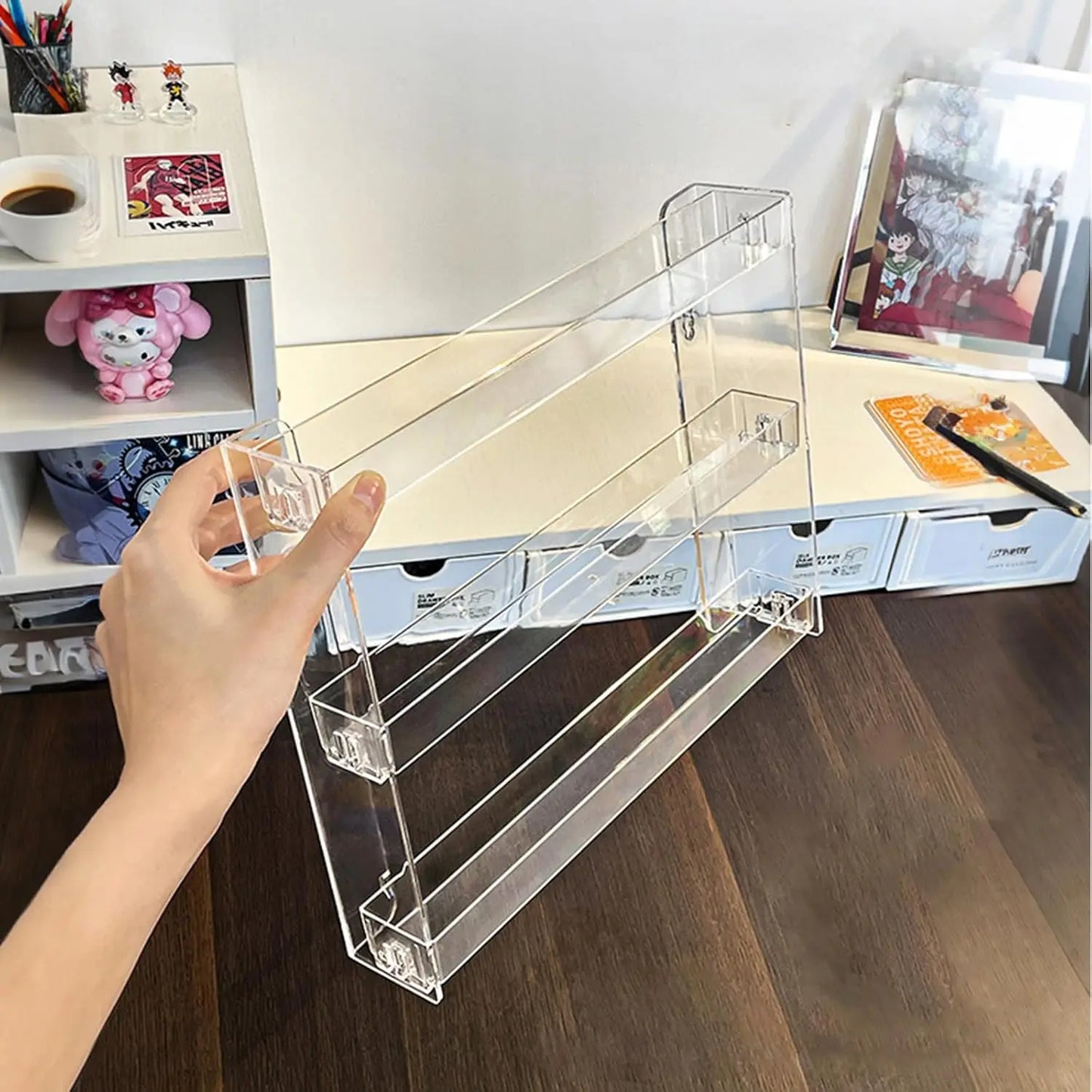 Acrylic Chase Hit Display Stand — Streamer Desk Display