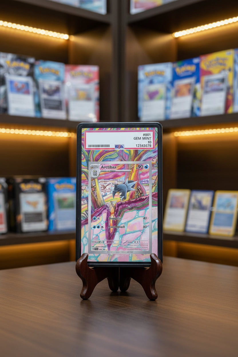 Playful Pup Panic Extended Art Slab Frame