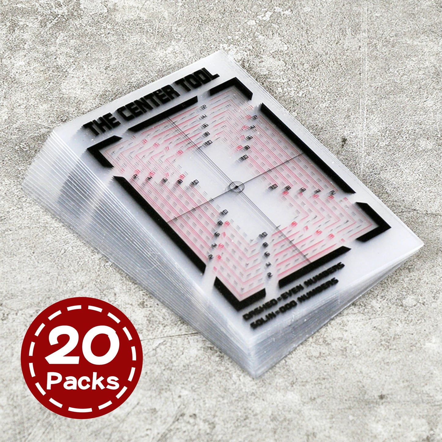 Precision TCG Card Centering Tool • Premium Pre-Grading Ruler Kit
