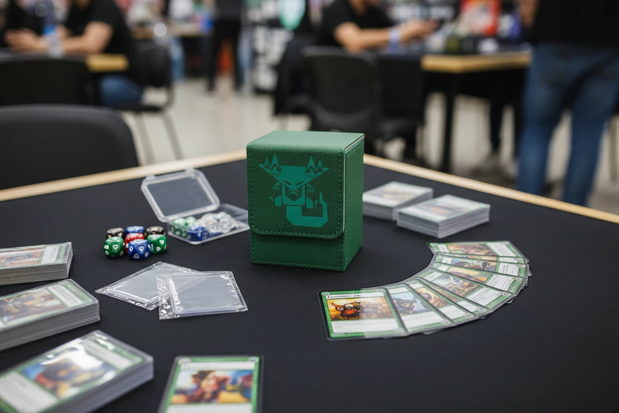 ArcVault Magnetic Deck Case | Embossed Collector Card Storage