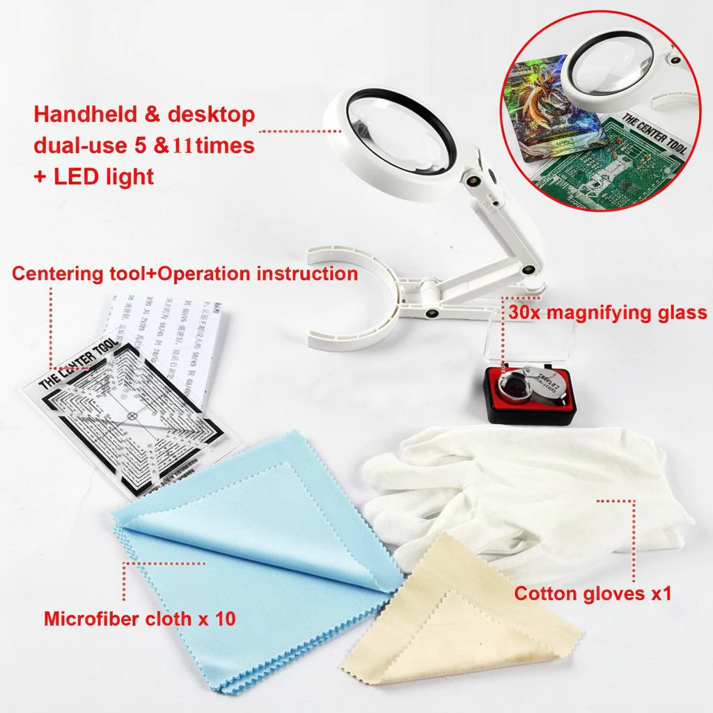 Card Inspection & Measurement Kit – All-in-One Grading Prep