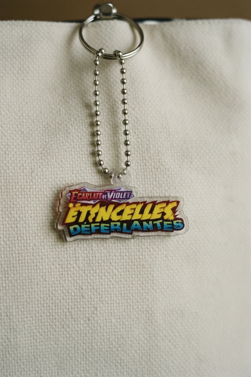 French TCG Series Inspired Bag Charm Collectible