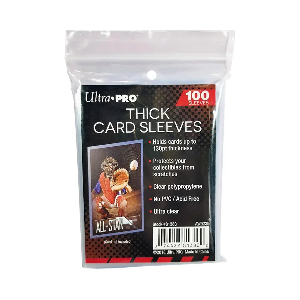 TCG Grading Prep Soft Card Sleeves (100 Pack) — Ultra Clear Protection