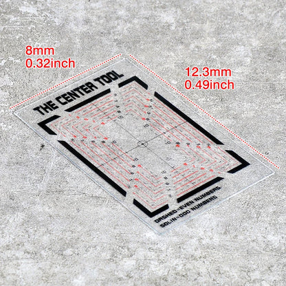 Precision TCG Card Centering Tool • Premium Pre-Grading Ruler Kit