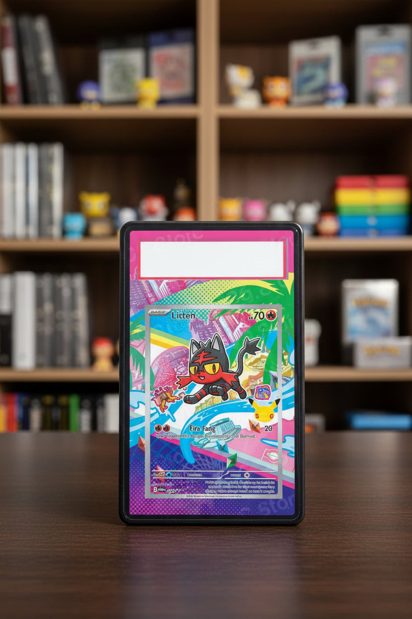 Playful Pup Panic Extended Art Slab Frame