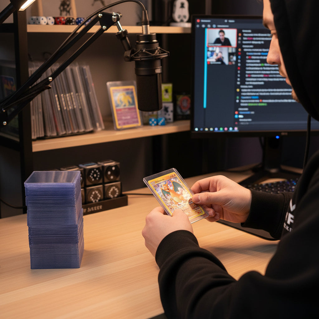 Rigid TCG Toploader Sleeves — 35PT Hard Card Protection