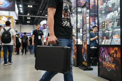 Hard Shell Card Storage Suitcase — Multi-Slot Holder