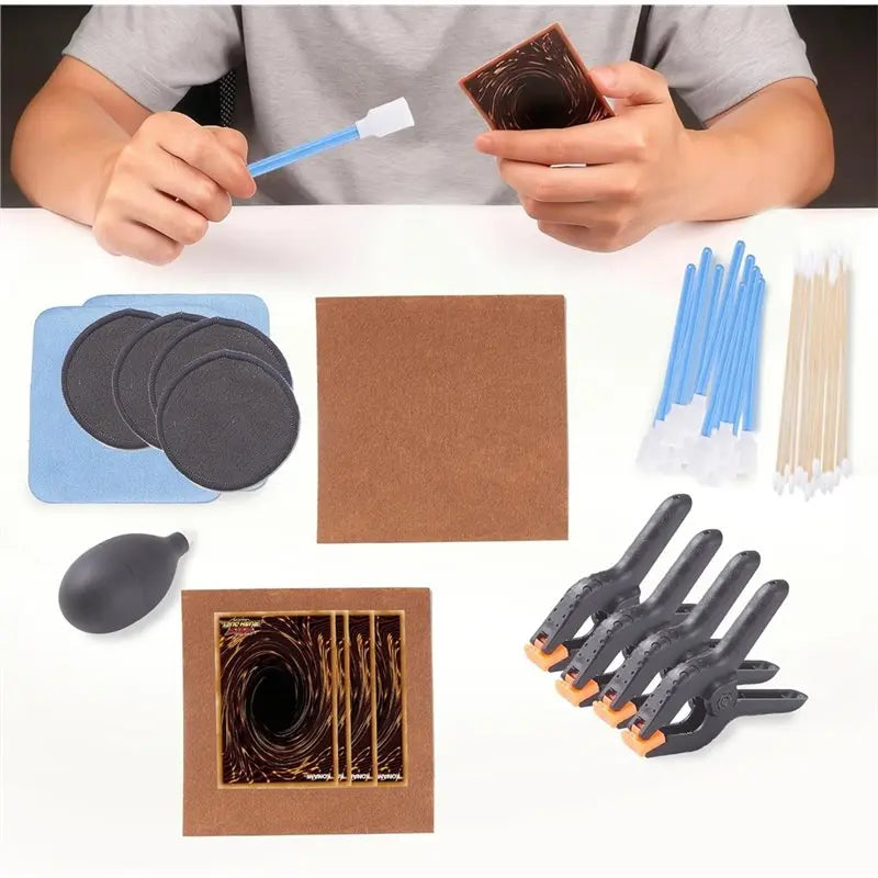 Card Care & Restoration Kit – Cleaning, Flattening & Maintenance Tool Set for TCG & Sports Card Collectors