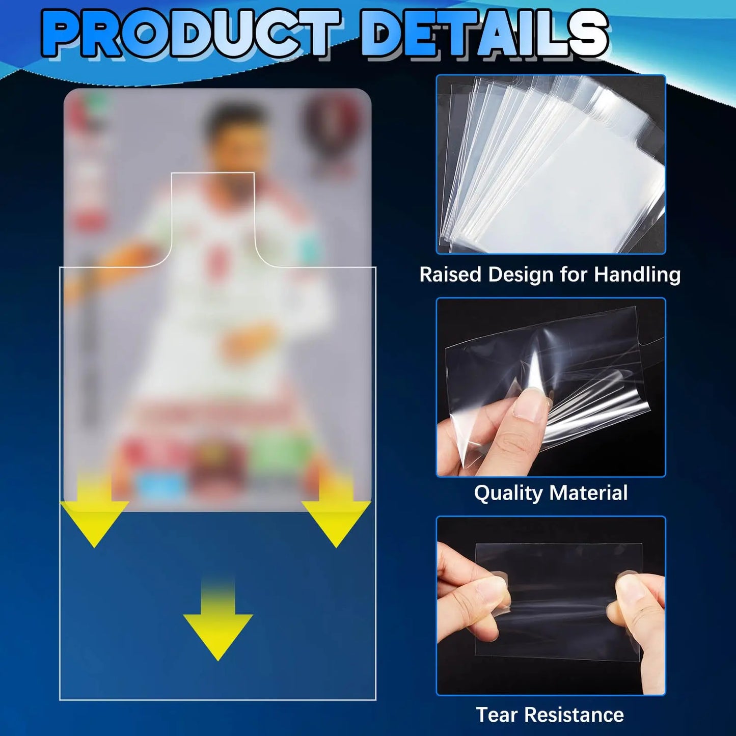 Premium Card Sleeves (65×90mm) – Clear Protective Holders for TCG Cards