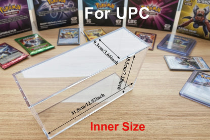 Crystal Shell Box Display Case | Clear Acrylic Protector for Sealed Collectibles