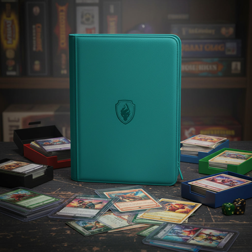 Premium 9-Pocket Zippered Trading Card Binder (360-Card Capacity)