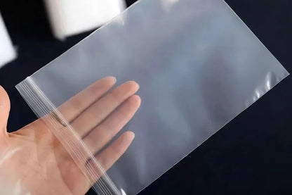 Clear Poly Zip-Seal Bags — Card & Accessory Packaging