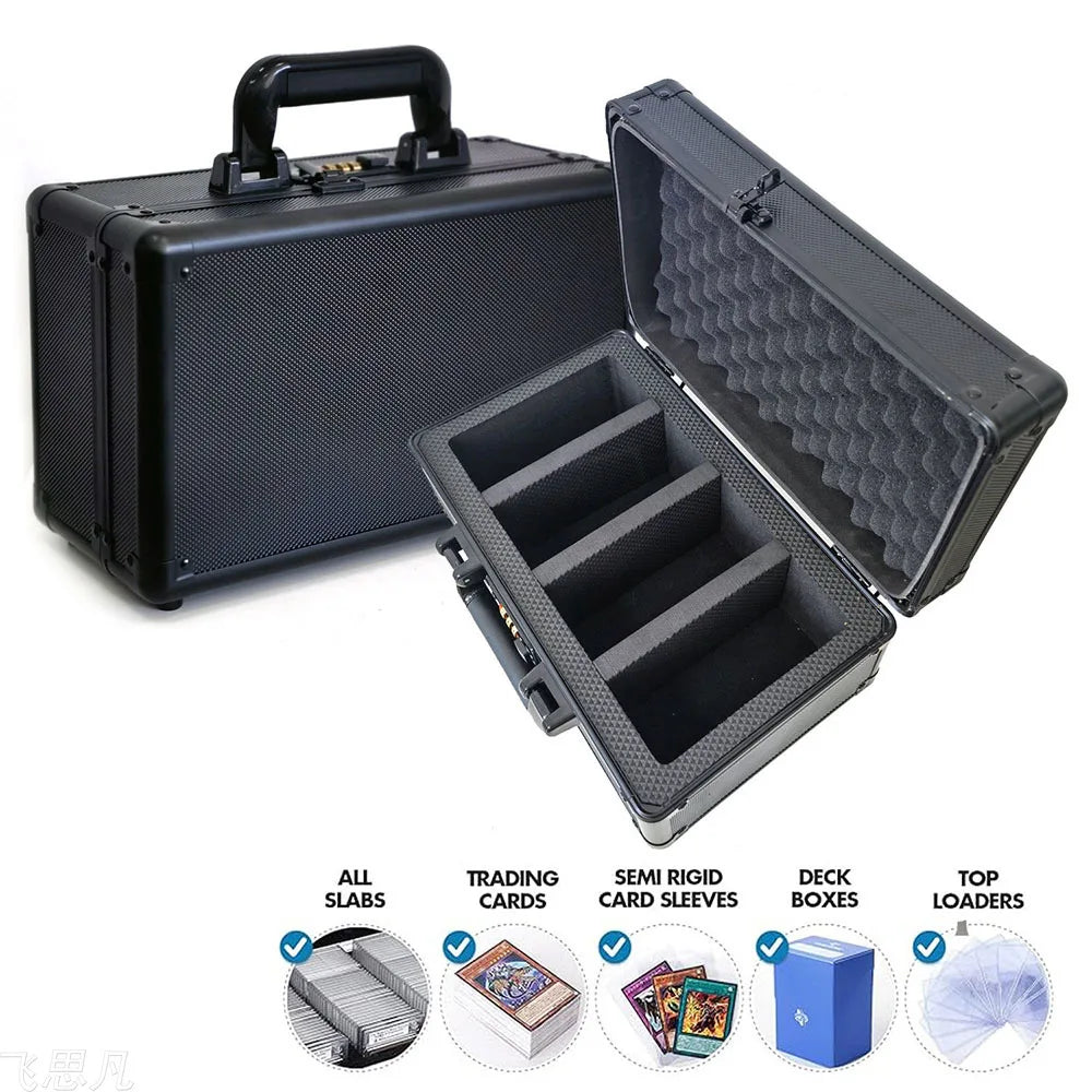 Vault Series Elite Aluminum Slab Case • Dual-Lock TCG Showcase Locker